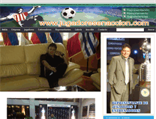 Tablet Screenshot of jugadoresenaccion.com